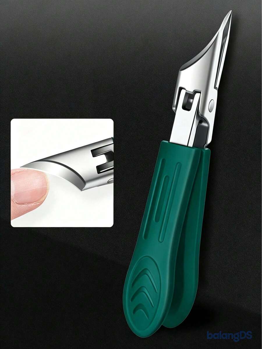 1支加厚型及嵌甲专用指甲钳。这款高精度修剪器采用优质不锈钢制成，配有柔软手柄和25度超锋利刀片。专为老年人设计，这款加厚型指甲钳还具有防水功能。