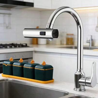 Multifunctional Faucet Adapter Suitable For Bathroom Basin Faucets, Kitchen Faucets And Outdoor Garden Faucet Converters. Please Select The Appropriate Equipment According To The Size. Accessories