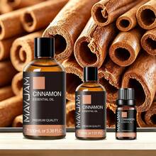 MAYJAM 1pc 10/30/100ml Cinnamon Essential Oil, Premium Essential Oil For Diffuser, Humidifier, DIY Candle, Skin Care,Yoga Meditation,Air Freshener,Energy Boost,Home/Travel Use,Ideal Gift - Cinnamon - View 2