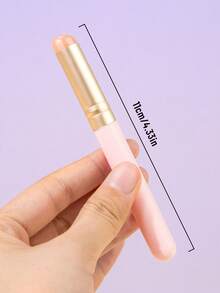 SEPROFE 1支硅胶唇刷，唇膏化妆刷，柔软无痕唇部化妆工具，优质纹理手柄，适合日常使用唇膏、唇彩和唇胶。 - 粉色 - 查看 7