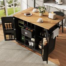 Storage Islands & Carts - Black - View 1