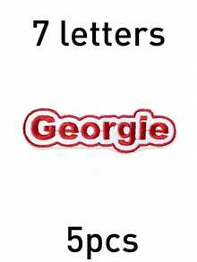 Custom Embroidered Name Patch, Personalized Clothing Labels, Cute Bubble Letter Style Name Tags For Backpacks Jackets Travel Organizer Gifts, Customized Text Badge For Daily Use Holiday Gift Idea, Customizable Name Label Stickers For Family Friends - Style a - View 38