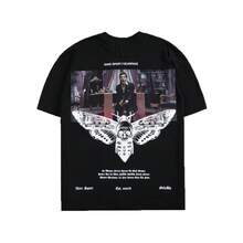 DARC& Co-Branded  Brand Printed Short-Sleeve High Street Loose Round-Neck Summer New T-Shirt - T250604黑色 - 查看 6