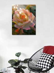 24-Color Adult DIY Digital Oil Painting Kit, 40*50cm/16*20inch, Includes 1pcs Canvas, 3pcs Different Paint Brushes & 1pcs Color Chart, Ideal For Living Room, Bedroom, Office & Home Wall Decoration, Perfect Gift For Valentine's Day, Birthday, Mother's Day, Christmas & All Holidays, Professional Adult Art Usage (Unframed) - Multicolor - View 7