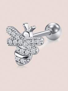 CIZME Brincos de cartilagem 16G para mulheres, joias para piercing na hélice, aço inoxidável cirúrgico 316L, conjunto de brincos de argola prateados para cartilagem, piercing na hélice, brincos para daith, tragus e concha, brinco único para uso diário, férias na praia, presente glamoroso, festival de música, litoral, Halloween, Natal, Dia das Mães, Dia dos Namorados, Coachella, férias de verão - Prata - Ver 7