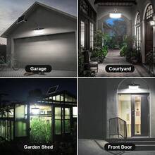 Solar Outdoor Light, Waterproof IP66 Home Decoration Pendant Light With Three Modes And Remote-Controlled Brightness, Dusk-To-Dawn Road Area Light-Suitable For Courtyards, Gardens, Camping, And Wedding Lighting - Outdoor Pendant Light - View 4