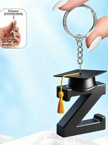 2D Acrylic Graduation Letter Design Keychain, Ideal Gift For Graduates, Teachers And Classmates - Graduation Cap - View 22