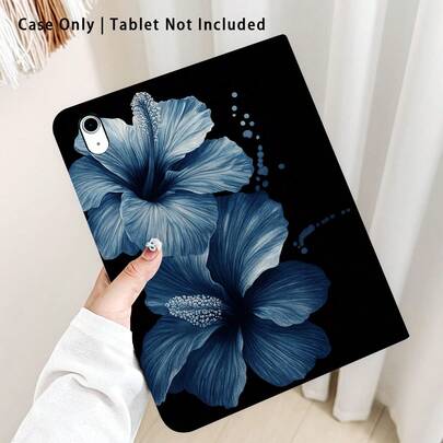 1 chiếc ốp lưng bảo vệ máy tính bảng màu xanh hải quân họa tiết hoa ly, tương thích với Samsung A9/A9+/S9/S9FE/A11/A11+/S11/S10 FE/S10 FE+/S10 Lite, cũng tương thích với Apple A16 2025, Air 11/13, M3 2025, Honor, Matepad SE 11 và các dòng máy phổ biến khác. Có chức năng tự động tắt/mở màn hình, thích hợp làm quà tặng cho học sinh, ngày Valentine và các dịp lễ khác.