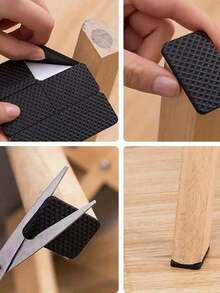 Non-Slip Furniture Pad Set - Easy To Stick, Scratch-Resistant, Noise-Reducing, Floor Protection Pads - Round - View 10
