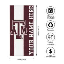 Texas AM Aggies Beach Towel Living R1oom Beach Towel Fan GifT1S,Sui1tab  .1PC Beach Towel AbS1orbent For Pool BeachStY1LiS1H And Versatile, Wi1th Er AbS1orbent PR1operties, Sui1table For Various OcC1Asions Such As BatH1R1oom, Swimming, Gym, Yoga, Etc. Made Of S1oft And Comfortable MicR1ofiber, I1t'S1 Lightweight And Portable, WindpR1oof, SunpR1oof, And SandpR1oof, Perfect For Summer Travel, VaC1Ations, And BatH1R1oom D1Cor. Available Wi1th Or Wi1thout A Storage Bag. We RE1comM1end Choosing The Regular Size Or Extralarge Size. - khăn tắm biển - Xem 3