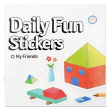 Children's Sticker Activity Toy Book, Daily Fun Reusable Sticker Scene Matching And Pattern Recognition Workbook, Observation And Cognitive Learning Toy - Multicolor - View 19