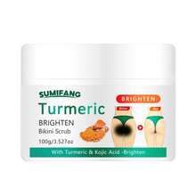 SUMIFANG 100克姜黄美白身体磨砂膏。姜黄+水杨酸去角质身体磨砂膏。改善暗沉和色素沉着。适用于比基尼区域/腋下/大腿内侧。 - 薑黃 - 查看 8