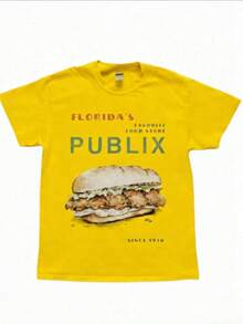 Cozy Publix Shirt, Pub Sub Vintage StyleShirt, Publix Sub Fans, Floridas FavoriteGrocery Store, Florida SupermarketMenswear Top Underwear Tshirt - 黃色 - 查看 14