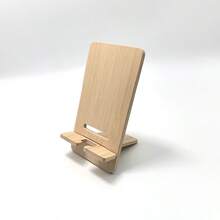 1件竹製可調角度手機支架，適用於 iPhone 與智慧型手機，便攜免持支架，可用於視訊通話、遊戲、觀看影片，寬大穩固底座，適合智慧型手機與平板電腦 - A - 查看 9