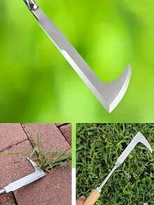 Ergonomic Hand Weeding Tool With Beech Wood Handle And Pure Metal Blade For Grass Cutting And Road Crack Cleaning - Weeder - View 9