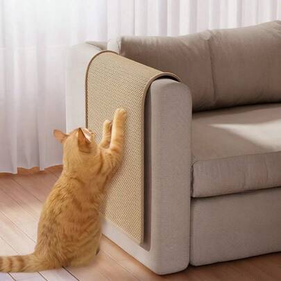 Tabla rascadora de sisal para gatos, protector de sofá, almohadilla de arañado duradera
