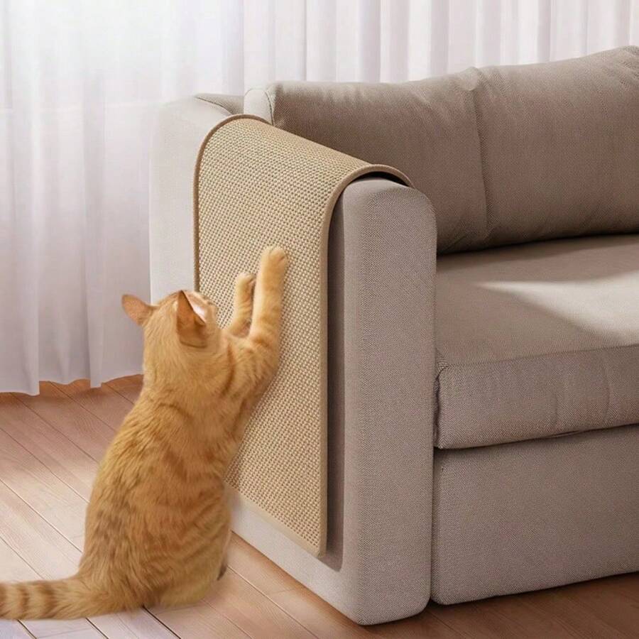 Tấm cào móng cho mèo bằng sợi sisal, tấm bảo vệ ghế sofa, tấm cào móng bền chắc. - 20*40CM - Xem 1