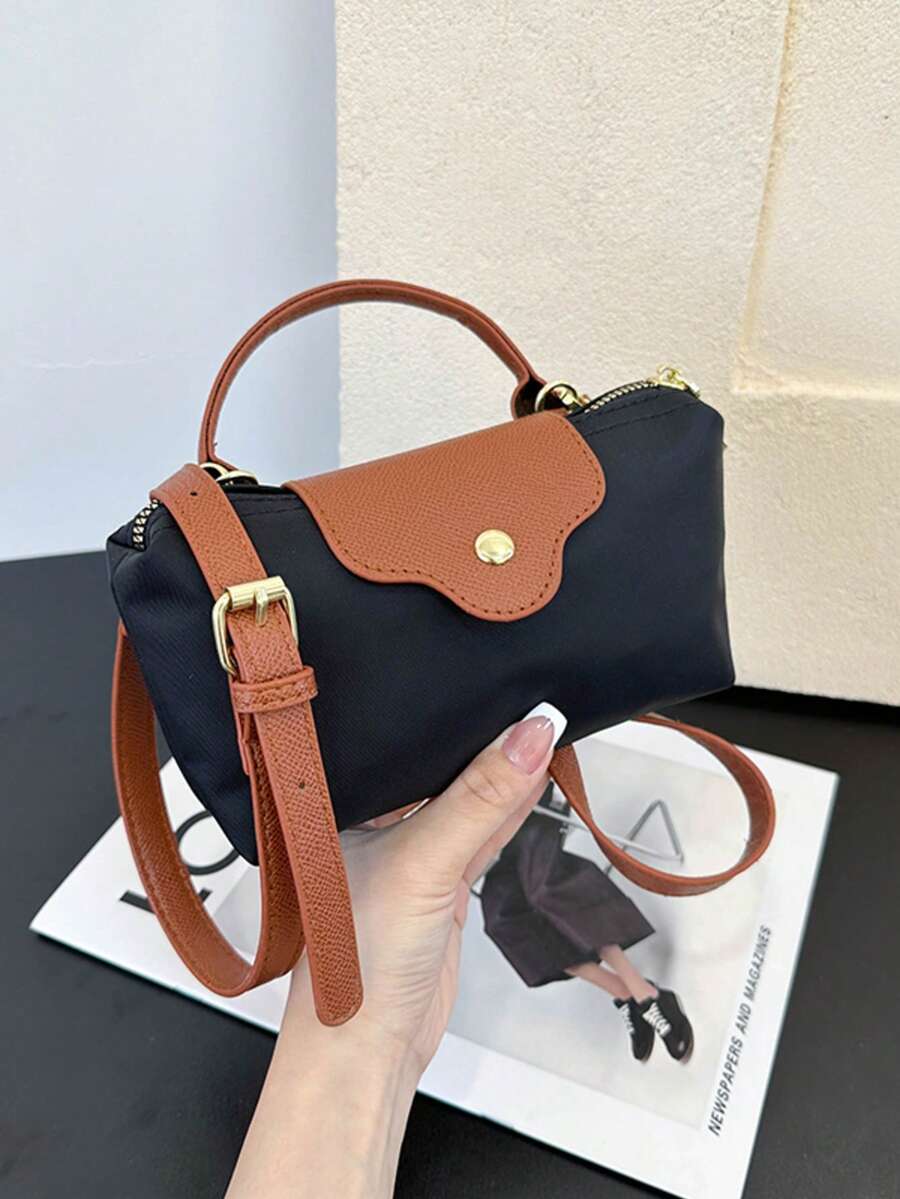 Fashionable Pink Handbag And Crossbody Bag, Women's Bag, Compact And Exquisite Phone Bag, Easy To Carry, Suitable For Daily Outings And Commuting Crossbody - Black - View 1