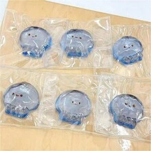 2 món đồ chơi mềm hình sứa Taba, bóng giảm căng thẳng & thư giãn | Phụ kiện bàn làm việc hoàn hảo, quà tặng nhỏ bỏ túi, phần thưởng trong lớp học, quà tặng hoạt động cho tiệc sinh nhật, ngày lễ. - màu xanh da trời - Xem 5