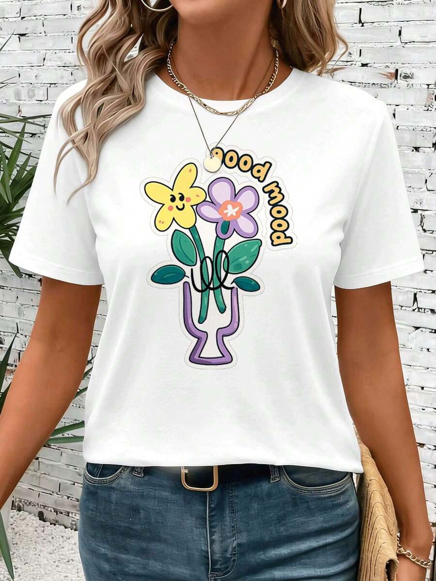 Women T-Shirts - White - View 1