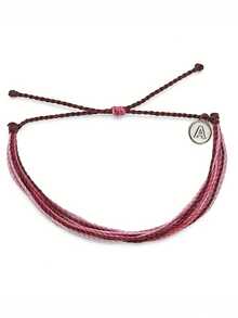 Boho Waterproof Wax String Bracelets Adjustable Handmade Braided Friendship Bracelets With Initial A Charm - Braided - View 8