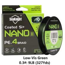 SeaKnight Nano II 4-Strand PE Braided Fishing Line | Ultra-Thin High-Performance Line | Smooth Casting, Superior Strength, Freshwater & Saltwater Ready - Dark Green - View 11