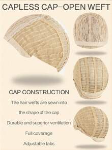 14 Inch Short Synthetic Bob Wig With Bangs, Inward Curled Face-Framing Style, Rose Net Cap, Headband Included, Natural Looking Cosplay Wig Suitable For Daily Wear, Also Makes A Great Gift For Women - Multicolor - View 7