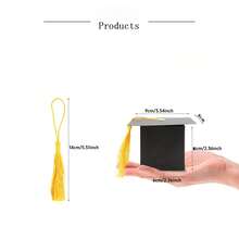 30pcs Graduation Cap Candy Box Graduation Party Supplies 2026 Decoration Graduation Gift Candy Box Suitable For Graduation Party Gifts - Yellow Tassels - View 7
