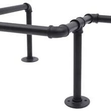 Wall Mounted Industrial Pipe Clothing Rack, Black Garment Hanging Bar 66 Lbs, Iron Commercial Clothes Hanger, Open Garment Display Rack For Stores And Home, Heavy Duty Iron Garment Bar, Clothes Hanging Rod Bar For Laundry Room - màu đen - Xem 9