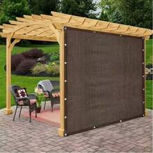 Red de sombra para exteriores - Marrón, resistente a los rayos UV, toldo de sombra duradero, adecuado para viajes, picnics y piscinas - Disponible en varios tamaños - Marrón - Ver 5