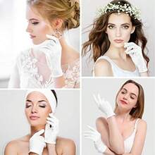 20 Pair Cotton Glove For Dry Hand White Cotton Glove For Eczema Cometic Moiturizing And Jewelry Inpecn Medium Ize - As Pic - View 2