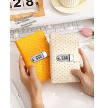 1pc Piggy Bank With Password Lock, 6 Color Options, Transparent Layer For Checking Deposit Amount, Comes With Cute Savings Diary Notebook, Perfect Gift For Friends, Family Or Girlfriend - Compact & Portable, Large Capacity, Multi-Pocket Retro Style Long Wallet, Suitable For Daily Use, Can Be Used As A Coin Purse - A - View 7