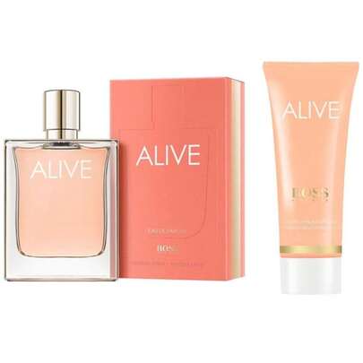 Hugo Boss SET BOSS ALIVE 2 PZS 80 ML EDP SPRAY / BODY LOTION 75 ML