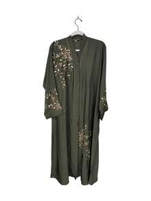 Women's Abaya Burqa, Modest Islamic Dress, Aug48 - 彩色 - 查看 2