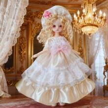 6-Inch BJD Doll Dress, 30cm Doll Jumpsuit Skirt, Girly Style (Doll, Shoes And Socks Not Included) - Multicolor - View 6