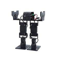 Sistema de control ESP32 Hexápodo Robot con estructura metálica 18 grados de libertad Robot araña de aluminio - Negro - Ver 1