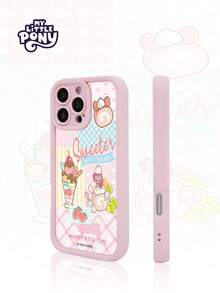 Hasbro MY LITTLE PONY 1个官方卡通少女手机壳，适用于三星 Galaxy S23、Galaxy S24、Galaxy S25、苹果 iPhone 17、17 Air、17 Pro、17 Pro Max、11、12、13、14、15、16 Pro、16 Pro Max、14 Plus、15 Plus、16 Plus、15 Pro Max、16 Pro、16 Pro Max、XR、XS Max、X - 粉色 - 查看 4