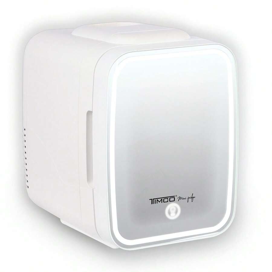 TIMCO REMIN4LA2 Mini Portable Refrigerator With LED Light - US A Type Plug(110-127V) - View 1