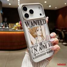 1 pièce Étui de téléphone magnétique transparent avec affiche de recherche de Nami, étui de protection antichoc transparent pour iPhone 17/17 Pro/17 Pro Max/17 Air/16/15/14/13/12/11/X. Étui iPhone 17 Pro Max, étui iPhone 17 Pro, étui iPhone 17. Le cadeau idéal pour les fans d'anime. - Rose bonbon - Voir 3