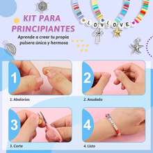18-Color Bead Kit For Bracelets, Creative Crafts - Package 1 - View 8
