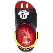 Crocs X Disney Little Boys Mickey Mouse Classic Clogs  |  | Infant Sneakers - Đen/Đỏ - Xem 4