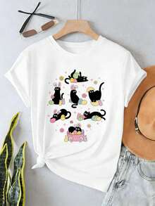 Women T-Shirts - White - View 2