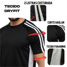 Men's Dry Fit Slim Fitness T-Shirt For Gym, Training, And Running - 寶藍色 - 查看 2