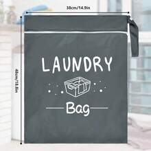 Large Travel Laundry Bag, Dry & Wet Separation Bag, Washable Dirty Clothes Drawstring Bag, Portable, Suitable For Gym Clothes, Swimwear, Fitness, Etc., Travel Storage Essential, Available In Pink, Black, Grey And Other Colors,Back To School - View 6