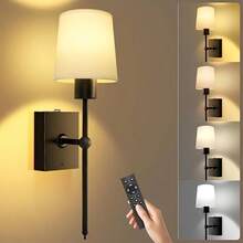 1pc/2pcs Detachable Rechargeable Battery Powered Fabric Soft Light Creative Wall Lamp, 3000K-6000K Dimmable 4 Color Temperatures, Touch & Remote Control Wall Lamp/Picture Frame Lamp/Wall Art Lamp With Memory & Timer Function, Suitable For Indoor Decor/Bedroom Decor/Wall Decor (Bulb Included) - Gold - View 2