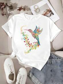 Women T-Shirts - White - View 2