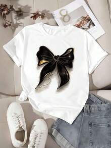 Dam-T-shirts - Vitt - Visa 2