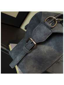LANYIBAIGE 2026 Damen Tasche mit großer Kapazität, Retro Luxus Handtaschen, hochwertige Umhängetaschen, Vintage Umhängetaschen, Marken Schultertaschen - Schwarz - Übersicht 8