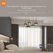 Bóng đèn thông minh Xiaomi Mi Smart Bulb E27, công suất 4.5W, hỗ trợ Bluetooth 5.0, đèn LED, có thể điều chỉnh độ sáng, điều khiển bằng giọng nói và ứng dụng, tương thích với Alexa/Google Home, phiên bản Bluetooth MESH của bóng đèn LED tròn Mi Home. - Giao diện đa luồng - Xem 10