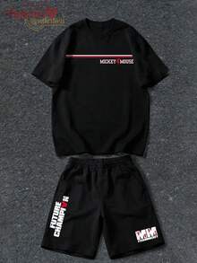 Disney "Future Champion Team Mickey" Black 2-Piece Outfit - màu đen - Xem 2